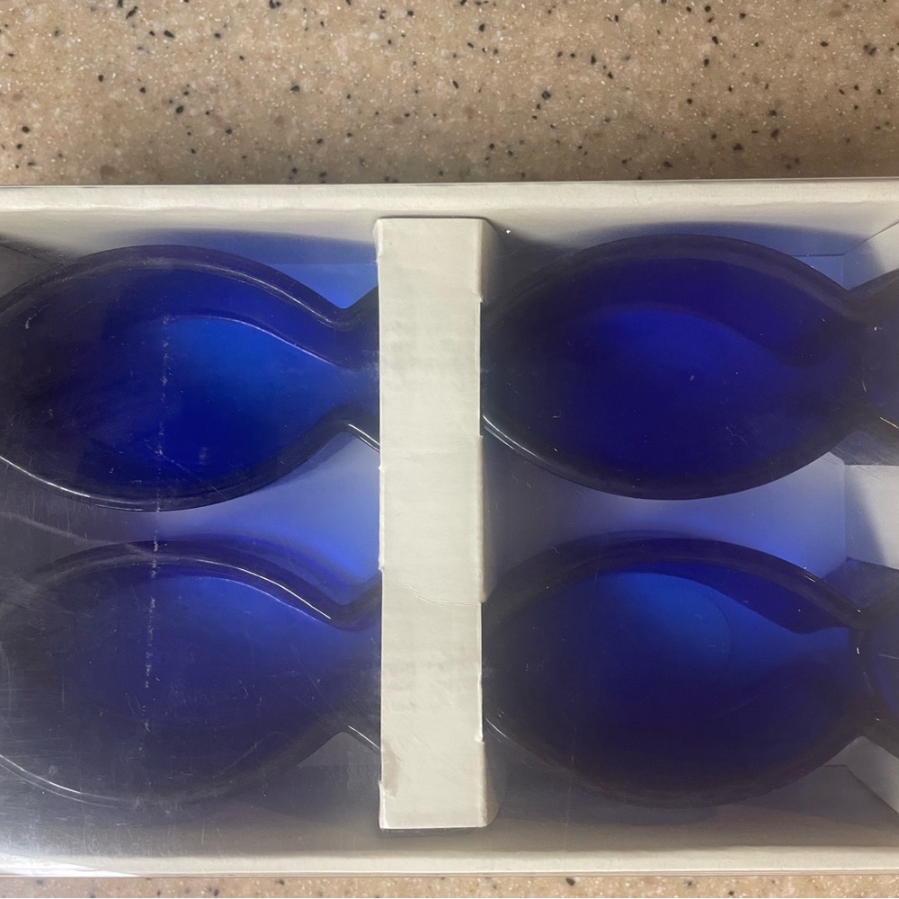 Set of 4 Blue Fish Small Candy dishes Pier 1 Imports